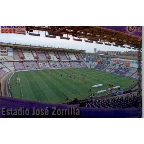 Estadio José Zorrilla Brillo Liso Valladolid 839 Las Fichas de la Liga 2012 Platinum Official Quiz Game Collection