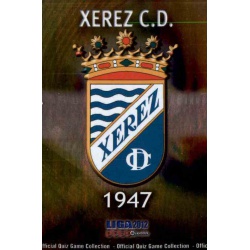 Escudo Brillo Liso Xerez 859 Las Fichas de la Liga 2012 Platinum Official Quiz Game Collection