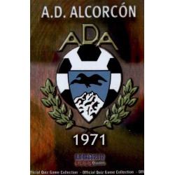 Escudo Brillo Liso Alcorcón 880 Las Fichas de la Liga 2012 Platinum Official Quiz Game Collection