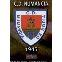Escudo Brillo Liso Numancia 901 Las Fichas de la Liga 2012 Platinum Official Quiz Game Collection