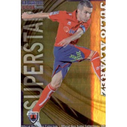 Julio Álvarez Superstar Brillo Liso Numancia 921 Las Fichas de la Liga 2012 Platinum Official Quiz Game Collection