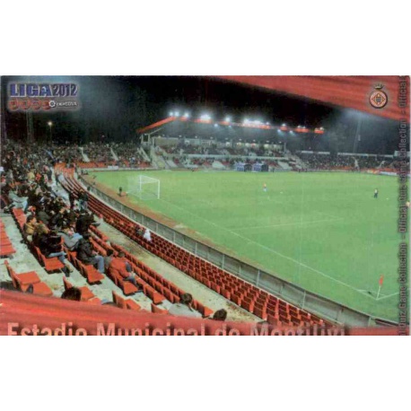 Municipal de Montilivi Brillo Liso Girona 923 Las Fichas de la Liga 2012 Platinum Official Quiz Game Collection
