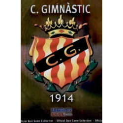 Escudo Brillo Liso Gimnástic 1069 Las Fichas de la Liga 2012 Platinum Official Quiz Game Collection