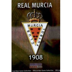 Escudo Brillo Liso Real Murcia 1111 Las Fichas de la Liga 2012 Platinum Official Quiz Game Collection