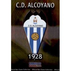 Escudo Brillo Liso Alcoyano 1132 Las Fichas de la Liga 2012 Platinum Official Quiz Game Collection