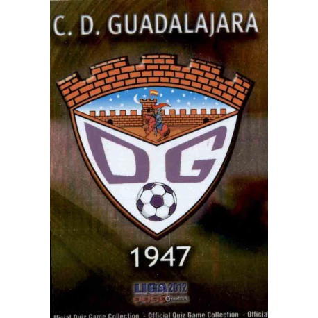 Escudo Brillo Liso Guadalajara 1153 Las Fichas de la Liga 2012 Platinum Official Quiz Game Collection