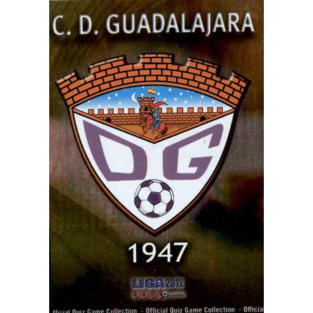 Escudo Brillo Liso Guadalajara 1153 Las Fichas de la Liga 2012 Platinum Official Quiz Game Collection