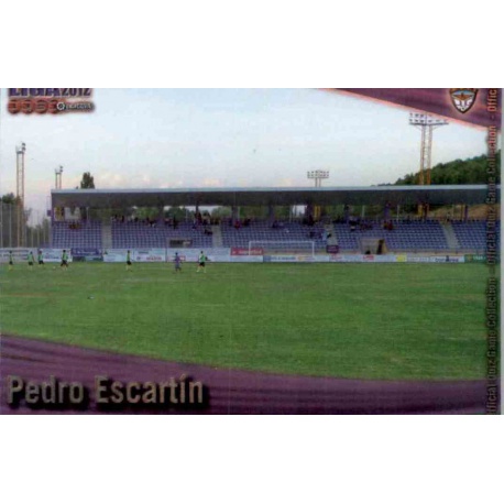 Estadio Pedro Escartin Brillo Liso Guadalajara 1154 Las Fichas de la Liga 2012 Platinum Official Quiz Game Collection