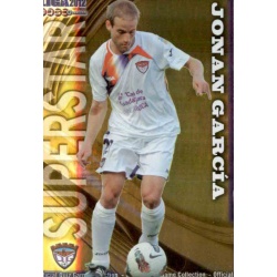 Jonan García Superstar Brillo Liso Guadalajara 1173 Las Fichas de la Liga 2012 Platinum Official Quiz Game Collection