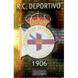 Escudo Brillo Letras Deportivo 712 Las Fichas de la Liga 2012 Platinum Official Quiz Game Collection