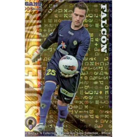 Falcón Superstar Brillo Letras Hércules 752 Las Fichas de la Liga 2012 Platinum Official Quiz Game Collection