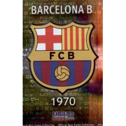Escudo Brillo Letras Barcelona B 775 Las Fichas de la Liga 2012 Platinum Official Quiz Game Collection