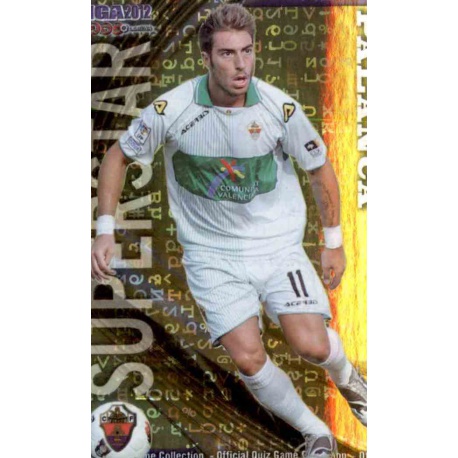 Palanca Superstar Brillo Letras Elche 815 Las Fichas de la Liga 2012 Platinum Official Quiz Game Collection