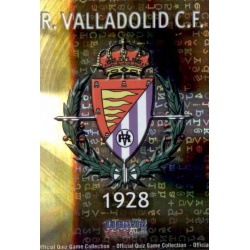 Escudo Brillo Letras Valladolid 838 Las Fichas de la Liga 2012 Platinum Official Quiz Game Collection