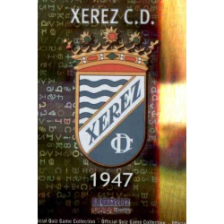 Escudo Brillo Letras Xerez 859 Las Fichas de la Liga 2012 Platinum Official Quiz Game Collection