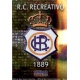 Escudo Brillo Letras Recreativo 943 Las Fichas de la Liga 2012 Platinum Official Quiz Game Collection