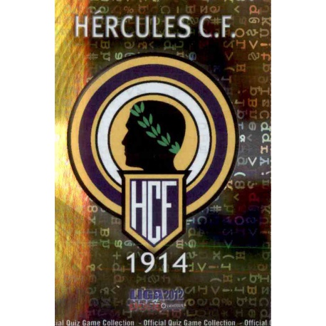 Emblem Brightness Letters Huesca 985 Las Fichas de la Liga 2012 Platinum Official Quiz Game Collection