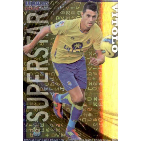 Vitolo Superstar Brillo Letras Las Palmas 1026 Las Fichas de la Liga 2012 Platinum Official Quiz Game Collection