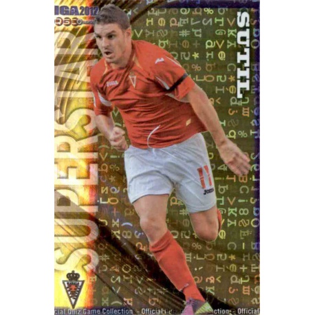 Sutil Superstar Brillo Letras Real Murcia 1131 Las Fichas de la Liga 2012 Platinum Official Quiz Game Collection