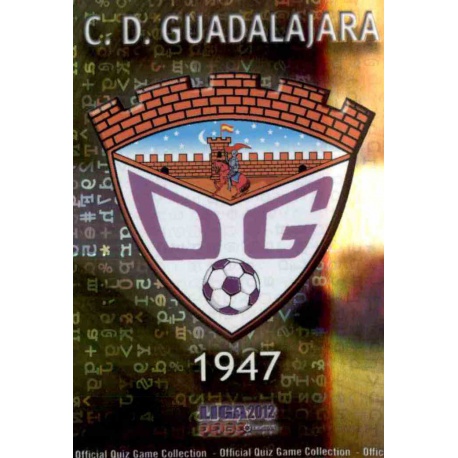 Escudo Brillo Letras Guadalajara 1153 Las Fichas de la Liga 2012 Platinum Official Quiz Game Collection