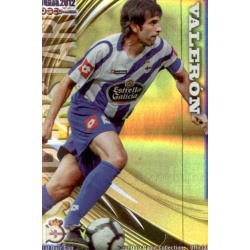 Valerón Superstar Brillo Rayas Horizontales Deportivo 731 Las Fichas de la Liga 2012 Platinum Official Quiz Game Collection