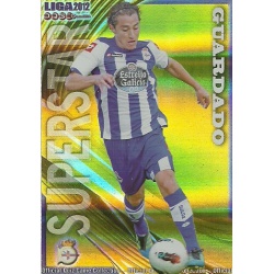 Guardado Superstar Brightness Horizontal Stripes Deportivo 732 Las Fichas de la Liga 2012 Platinum Official Quiz Game Collection