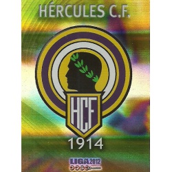 Escudo Brillo Rayas Horizontales Hércules 733 Las Fichas de la Liga 2012 Platinum Official Quiz Game Collection