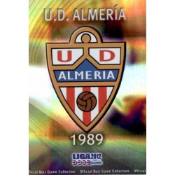 Escudo Brillo Rayas Horizontales Almeria 754 Las Fichas de la Liga 2012 Platinum Official Quiz Game Collection