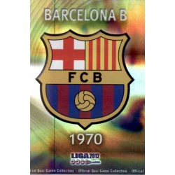Escudo Brillo Rayas Horizontales Barcelona B 775 Las Fichas de la Liga 2012 Platinum Official Quiz Game Collection