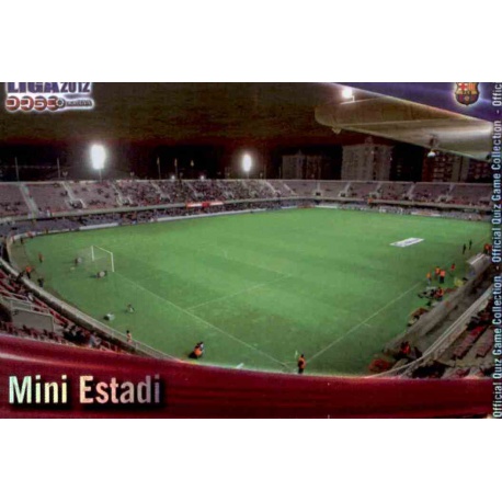 Mini Estadi Brillo Rayas Horizontales Barcelona B 776 Las Fichas de la Liga 2012 Platinum Official Quiz Game Collection
