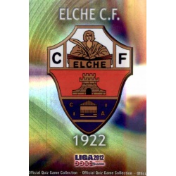 Escudo Brillo Rayas Horizontales Elche 796 Las Fichas de la Liga 2012 Platinum Official Quiz Game Collection