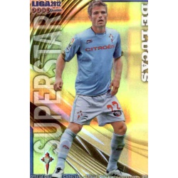 De Lucas Superstar Brillo Rayas Horizontales Celta 837 Las Fichas de la Liga 2012 Platinum Official Quiz Game Collection