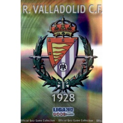 Escudo Brillo Rayas Horizontales Valladolid 838 Las Fichas de la Liga 2012 Platinum Official Quiz Game Collection