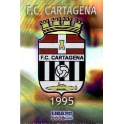 Escudo Brillo Rayas Horizontales Cartagena 964 Las Fichas de la Liga 2012 Platinum Official Quiz Game Collection