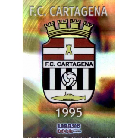 Escudo Brillo Rayas Horizontales Cartagena 964 Las Fichas de la Liga 2012 Platinum Official Quiz Game Collection