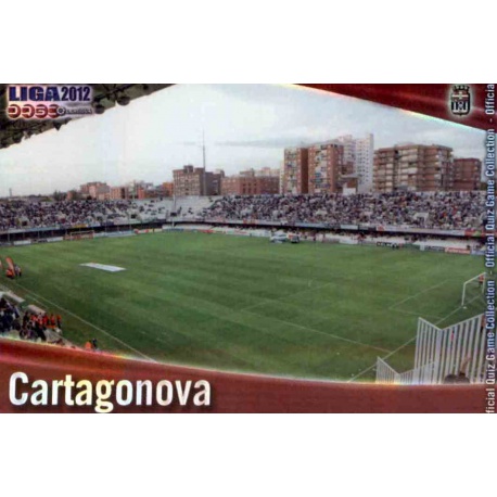 Cartagonova Brightness Horizontal Stripes Cartagena 965 Las Fichas de la Liga 2012 Platinum Official Quiz Game Collection