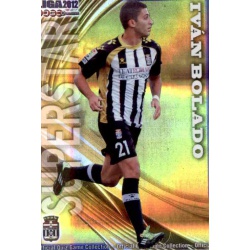 Iván Bolado Superstar Brillo Rayas Horizontales Cartagena 984 Las Fichas de la Liga 2012 Platinum Official Quiz Game Collection