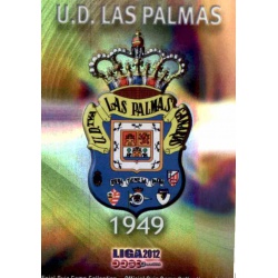 Escudo Brillo Rayas Horizontales Las Palmas 1006 Las Fichas de la Liga 2012 Platinum Official Quiz Game Collection