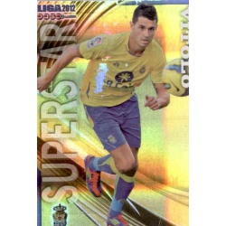 Vitolo Superstar Brillo Rayas Horizontales Las Palmas 1026 Las Fichas de la Liga 2012 Platinum Official Quiz Game Collection