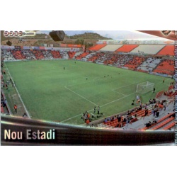 Nou Estadi Brillo Rayas Horizontales Gimnástic 1070 Las Fichas de la Liga 2012 Platinum Official Quiz Game Collection