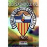 Emblem Brightness Horizontal Stripes Sabadell 1090 Las Fichas de la Liga 2012 Platinum Official Quiz Game Collection