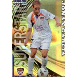 Jonan García Superstar Brillo Rayas Horizontales Guadalajara 1173 Las Fichas de la Liga 2012 Platinum Official Quiz Game Collect