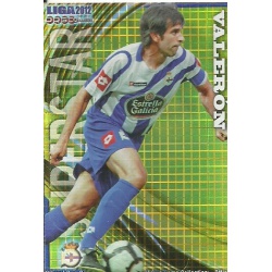Valerón Superstar Brillo Cuadros Deportivo 731 Las Fichas de la Liga 2012 Platinum Official Quiz Game Collection