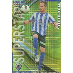 Míchel Superstar Brightness Squares Hércules 753 Las Fichas de la Liga 2012 Platinum Official Quiz Game Collection