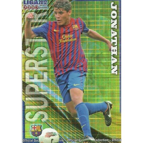 Jonathan Superstar Brillo Cuadros Barcelona B 794 Las Fichas de la Liga 2012 Platinum Official Quiz Game Collection