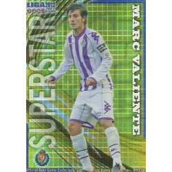 Marc Valiente Superstar Brillo Cuadros Valladolid 857 Las Fichas de la Liga 2012 Platinum Official Quiz Game Collection