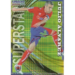 Julio Álvarez Superstar Brillo Cuadros Numancia 921 Las Fichas de la Liga 2012 Platinum Official Quiz Game Collection