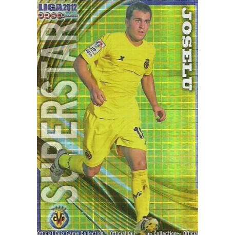 Joselu Superstar Brillo Cuadros Villarreal B 1067 Las Fichas de la Liga 2012 Platinum Official Quiz Game Collection