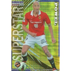 Powel Superstar Brillo Cuadros Gimnástic 1089 Las Fichas de la Liga 2012 Platinum Official Quiz Game Collection
