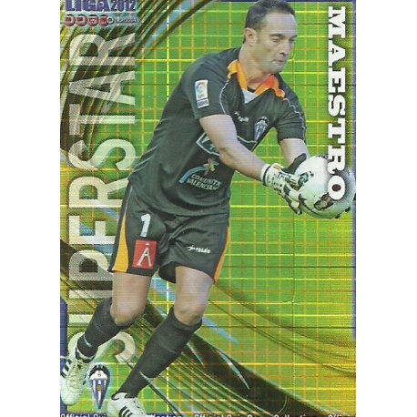 Maestro Superstar Brillo Cuadros Alcoyano 1151 Las Fichas de la Liga 2012 Platinum Official Quiz Game Collection